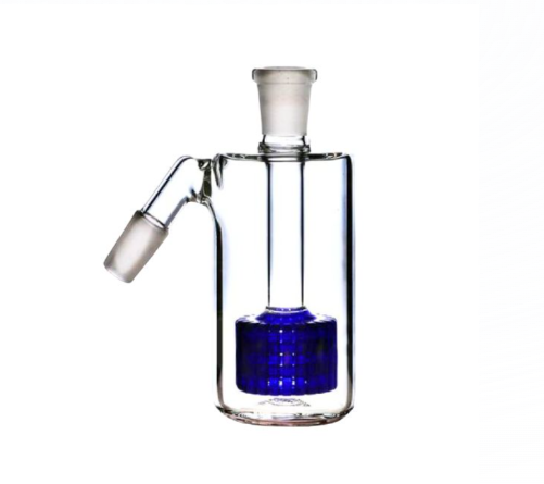 14mm Matrix Perc Glass Ash Catcher — 45° Angle (ASH09)