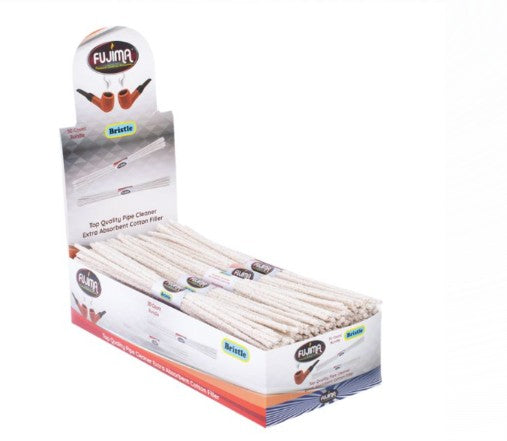 Fujima Extra Absorbent Cotton Filler Pipe Cleaners — 11.8" (30CT Packs / 24CT Display Box)