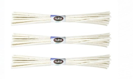 Fujima Extra Absorbent Cotton Filler Pipe Cleaners — 11.8" (30CT Packs / 24CT Display Box)