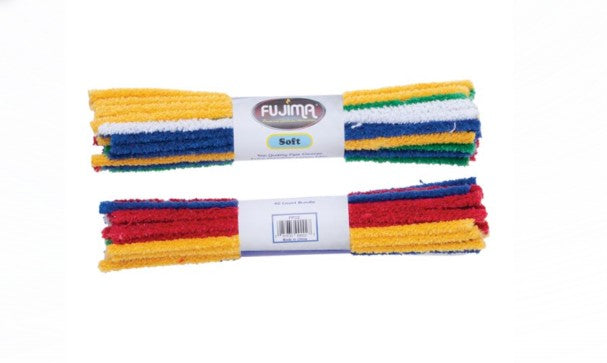 Fujima Extra Absorbent Cotton Filler Pipe Cleaners — 11.8" (30CT Packs / 24CT Display Box)