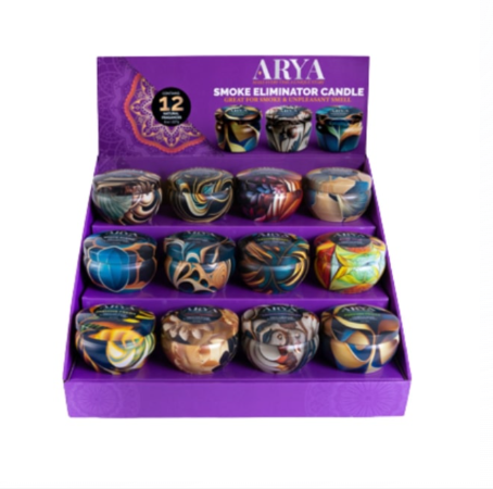 Arya Smoke Eliminator Candle Tin (Assorted Fragrances)