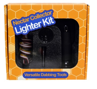Oilseed Glass Nectar Collector Lighter Kit — Versatile Dabbing Set (D035)