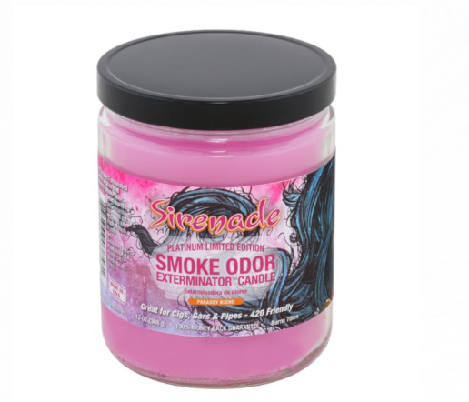 Smoke Odor Exterminator Sirenade Platinum Limited Edition Candle — 13 oz